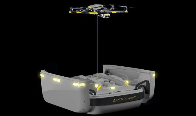 «Привязанный» дрон Axon Fotokite поможет в работе полиции США - «Техника»