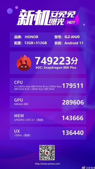 Honor Magic 3 показал очень низкий результат в AnTuTu, несмотря на Snapdragon 888+ - «Смартфоны»