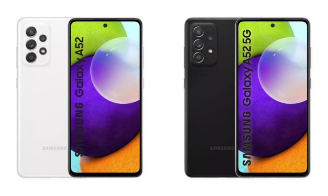 Изображения, цены и характеристики Samsung Galaxy A52 4G и Galaxy A52 5G утекли в сеть до презентации - «Смартфоны»