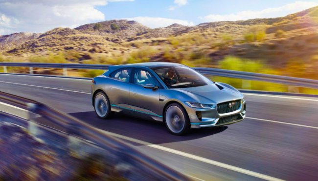 Jaguar I-Pace - электрический кроссовер представлен в ЛА (видео) - «Транспорт»