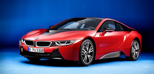 Эксклюзивный гибрид BMW i8 Protonic Red Edition покажут в Женеве - «Транспорт»