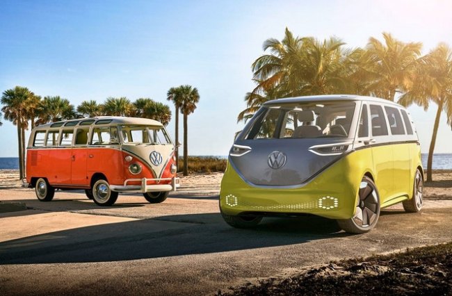 Электрический вэн VW I.D. Buzz выйдет в серию в 2022 году - «Транспорт»