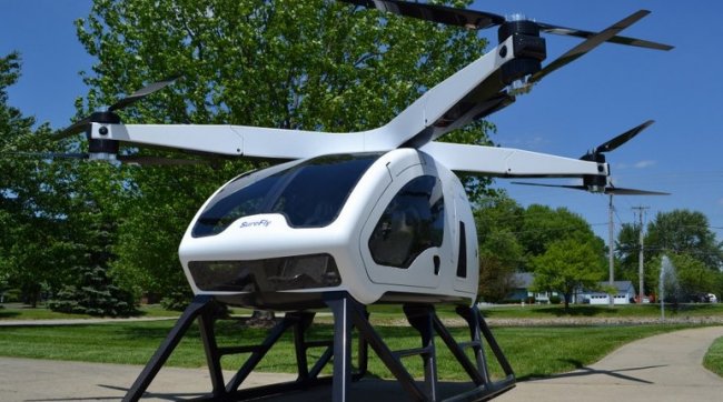 Пассажирский октокоптер SureFly совершит первый полет в январе - «Транспорт»