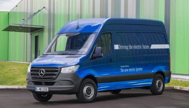 Представлен электромобиль Mercedes eSprinter (видео) - «Транспорт»