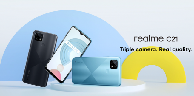 Realme C21: бюджетник с чипом MediaTek Helio G35, тройной камерой, батареей на 5000 мАч и реверсивной зарядкой за $129 - «Смартфоны»