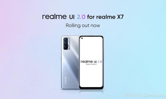 Realme X7 начал получать обновление Android 11 с оболочкой Realme UI 2.0 - «Смартфоны»