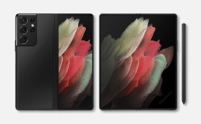 Samsung Galaxy Z Fold 3 Ultra на рендерах: складной Galaxy S21 Ultra со стилусом - «Смартфоны»