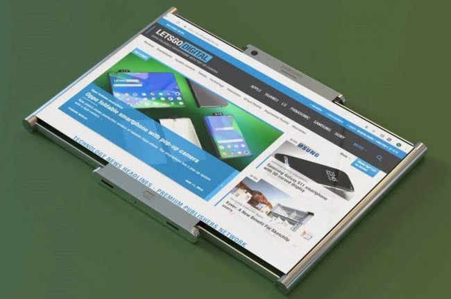 Samsung показала смартфон со скручивающимся дисплеем? - «Смартфоны»
