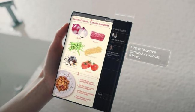 Samsung зарегистрировала название Galaxy Z Roll для своего растягивающегося смартфона - «Смартфоны»