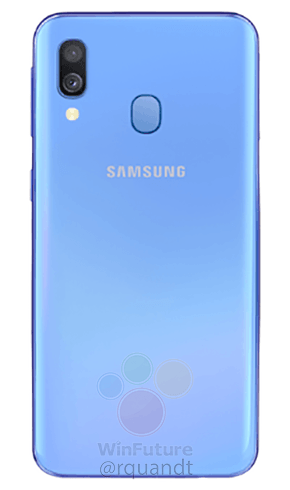 Samsung Galaxy A40 на пресс-рендерах: градиентные расцветки, двойная камера и дисплей Infinity-U - «Смартфоны»